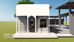 Design, manufacture and installation of stores: Cop Coffee, Rayong